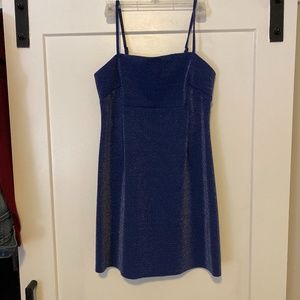 Blue sparkly dress